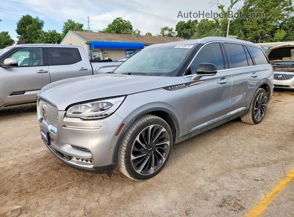 5LM5J7XC5LGL00567 2020 LINCOLN AVIATOR Серебряный Передняя левая четверть