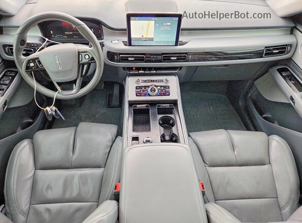 5LM5J7XC5LGL00567 2020 LINCOLN AVIATOR Серебряный Вид панели приборов