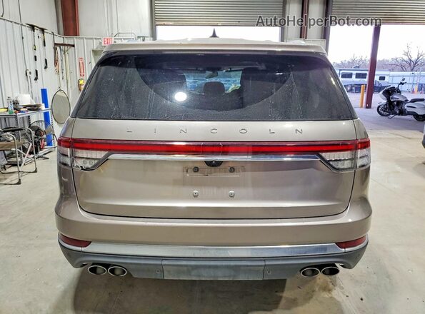 5LM5J7XC7MGL14102 2021 LINCOLN AVIATOR Желто-коричневый Вид сзади