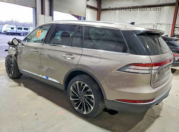5LM5J7XC7MGL14102 2021 LINCOLN AVIATOR Желто-коричневый Задняя левая четверть
