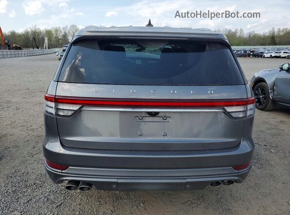 5LM5J7XC9MGL00508 2021 LINCOLN AVIATOR Gray Widok z tyłu