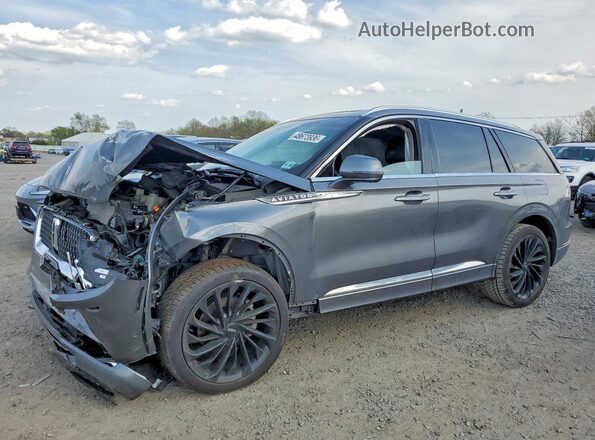 5LM5J7XC9MGL00508 2021 LINCOLN AVIATOR Gray Przód lewy