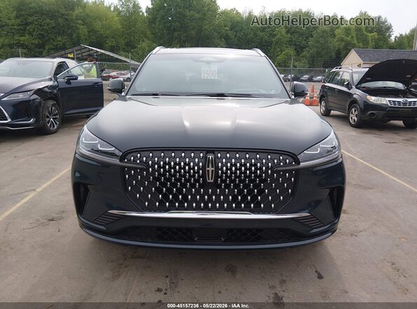 5LM5J9XC0SGL01247 2025 LINCOLN AVIATOR Light Blue Вид задней части салона