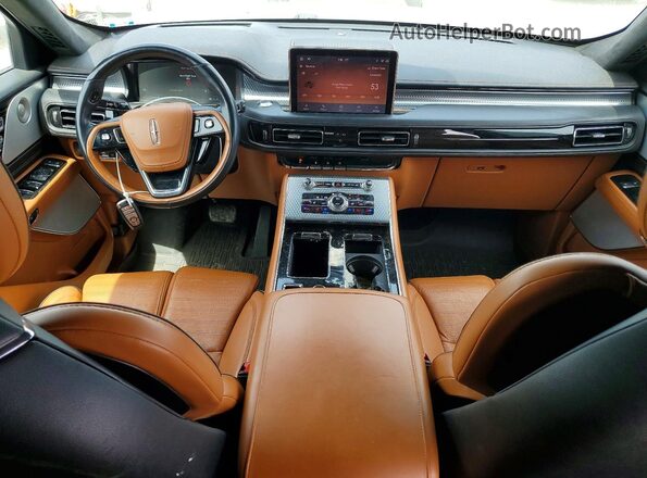 5LM5J9XC3LGL29285 2020 LINCOLN AVIATOR Синий Вид панели приборов