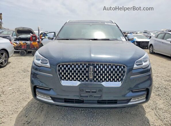 5LM5J9XC3LGL29285 2020 LINCOLN AVIATOR Синий Вид спереди