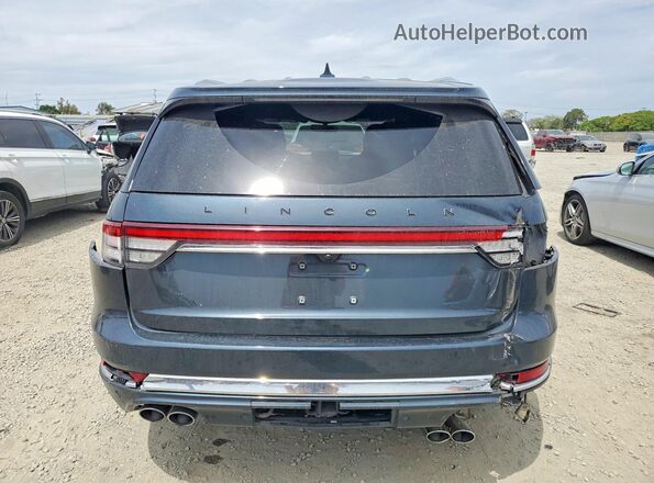 5LM5J9XC3LGL29285 2020 LINCOLN AVIATOR Синий Вид сзади