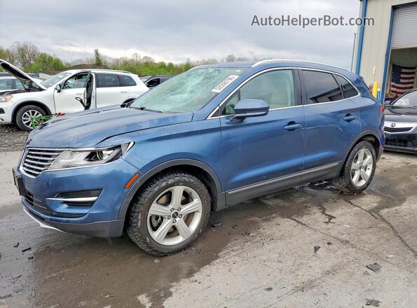 5LMCJ1D91JUL11836 2018 LINCOLN MKC Синий Передняя левая четверть