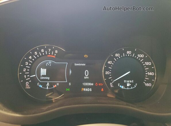 5LMCJ1D92HUL46671 2017 LINCOLN MKC Серебряный Вид щитка приборов