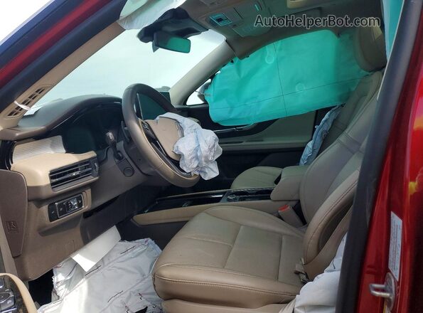 5LMCJ1DA9RUL08656 2024 LINCOLN TOWNHOUSE CORSAIR Red Vista interior delantera