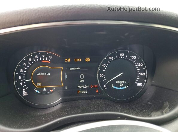 5LMCJ2C90KUL42827 2019 LINCOLN MKC Черный Вид щитка приборов