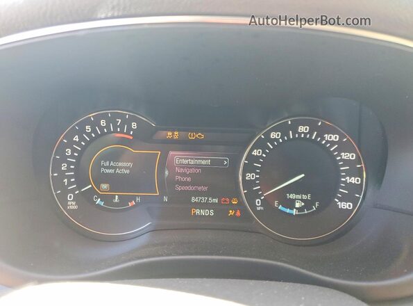 5LMCJ2C90KUL48658 2019 LINCOLN MKC Черный Вид щитка приборов