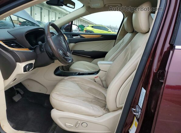 5LMCJ2C91GUJ11121 2016 LINCOLN MKC Maroon Սալոնի դիմացի տեսք