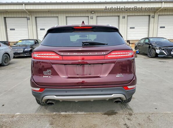 5LMCJ2C91GUJ11121 2016 LINCOLN MKC Maroon Հետևի տեսք