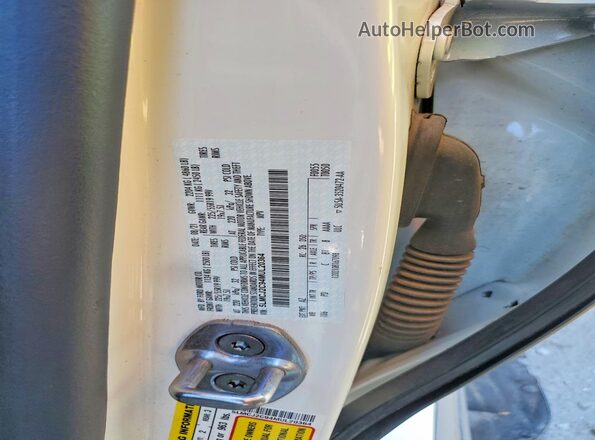 5LMCJ2C94MUL20364 2021 LINCOLN CORSAIR White VIN sticker view