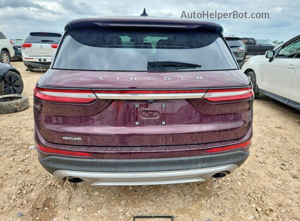 5LMCJ2C95LUL02082 2020 LINCOLN CORSAIR Burgundy Widok z tyłu