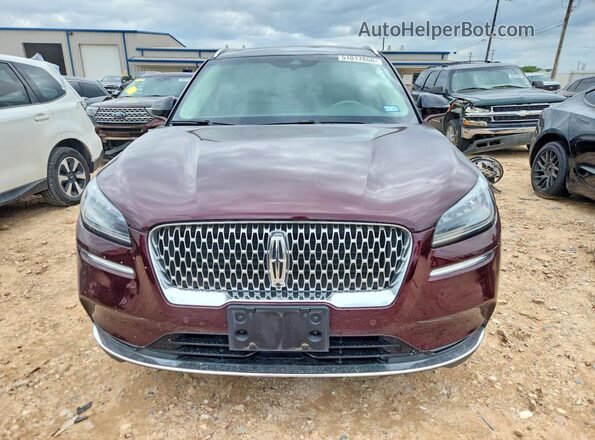 5LMCJ2C95LUL02082 2020 LINCOLN CORSAIR Burgundy Widok z przodu