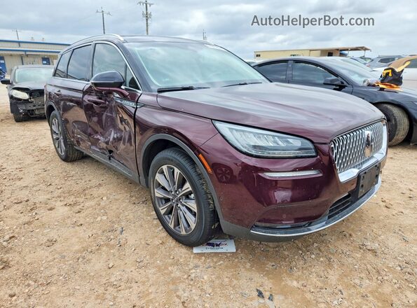 5LMCJ2C95LUL02082 2020 LINCOLN CORSAIR Burgundy Przód prawy