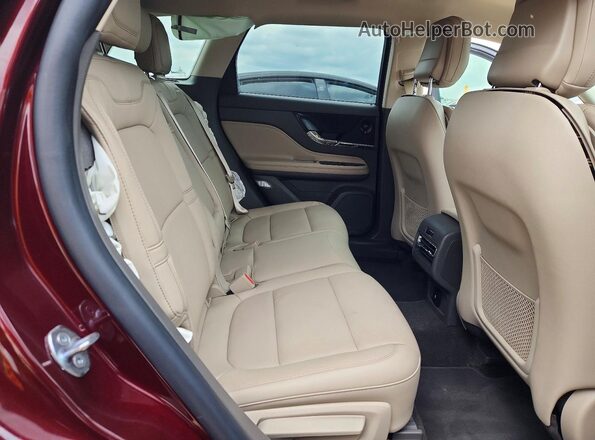 5LMCJ2C95LUL02082 2020 LINCOLN CORSAIR Burgundy Widok wnętrza z tyłu