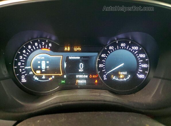 5LMCJ2C96KUL39799 2019 LINCOLN MKC Серый Вид щитка приборов
