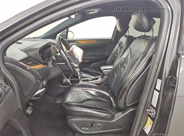 5LMCJ2C98KUL08750 2019 LINCOLN MKC Gray Widok wnętrza z przodu