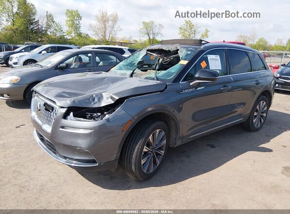 5LMCJ2D90NUL24203 2022 LINCOLN CORSAIR Серый Передняя левая четверть