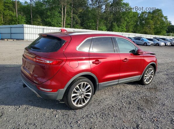 5LMCJ3C91HUL61417 2017 LINCOLN MKC Красный Задняя правая четверть