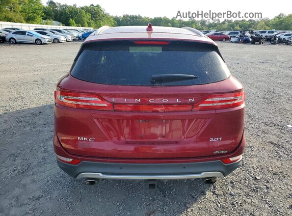 5LMCJ3C91HUL61417 2017 LINCOLN MKC Красный Вид сзади