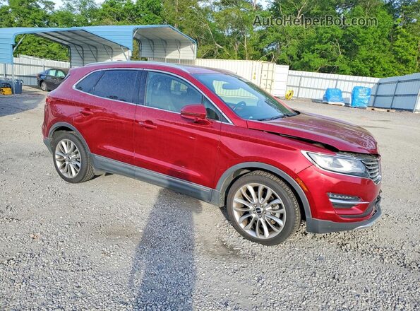 5LMCJ3C91HUL61417 2017 LINCOLN MKC Красный Передняя правая четверть