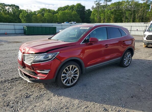 5LMCJ3C91HUL61417 2017 LINCOLN MKC Красный Передняя левая четверть