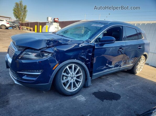 5LMCJ3C97KUL44788 2019 LINCOLN MKC Синий Передняя левая четверть