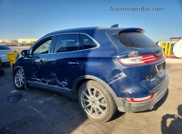 5LMCJ3C97KUL44788 2019 LINCOLN MKC Синий Задняя левая четверть
