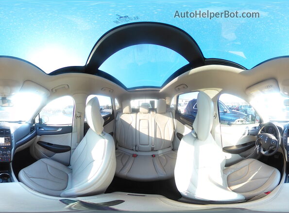 5LMCJ3C9XKUL15544 2019 LINCOLN MKC Tan Панорамний вид салону 360°