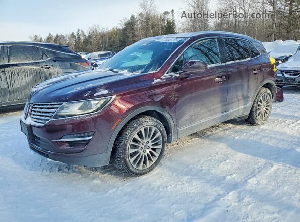 5LMCJ3D90HUL40069 2017 LINCOLN MKC Бордовый Передняя левая четверть