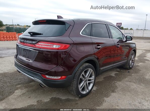 5LMCJ3D90KUL25675 2019 LINCOLN MKC Бордовый Задняя правая четверть