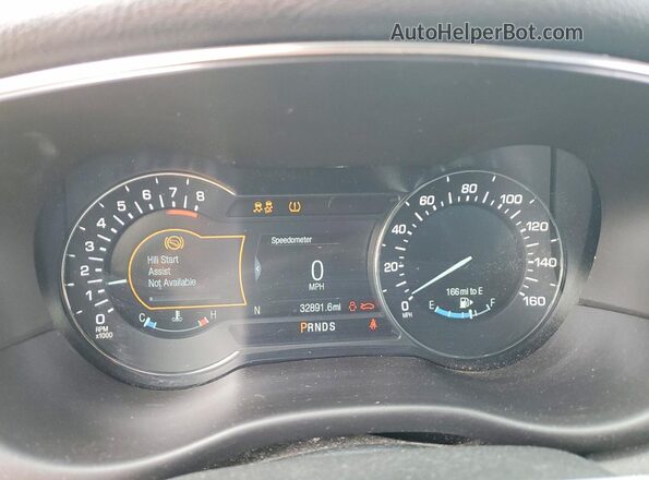 5LMCJ3D91KUL20629 2019 LINCOLN MKC Черный Вид щитка приборов
