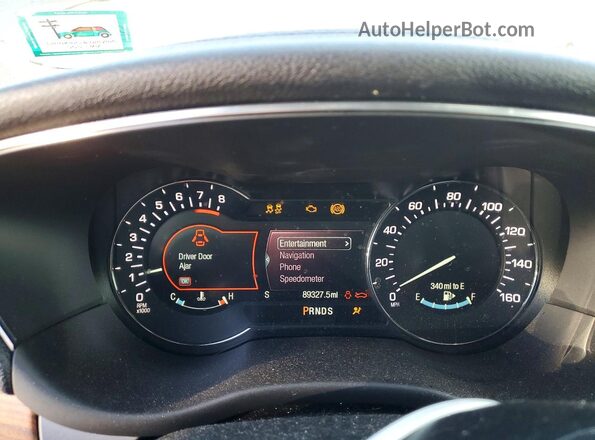 5LMCJ3D94KUL51518 2019 LINCOLN MKC Black Widok zestawu wskaźników