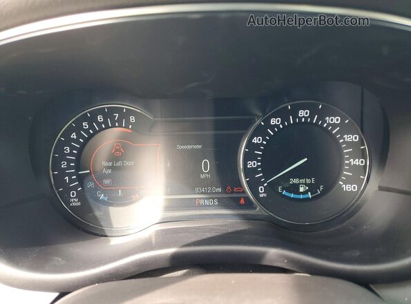 5LMCJ3D95KUL09522 2019 LINCOLN MKC Золотой Вид щитка приборов