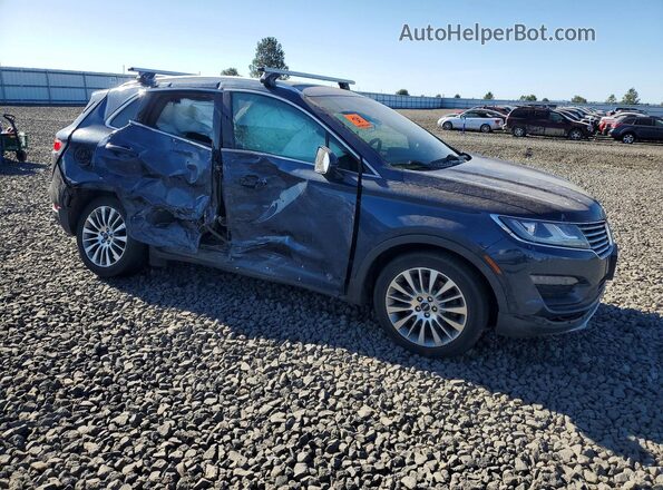 5LMCJ3D97HUL56009 2017 LINCOLN MKC Синий Передняя правая четверть