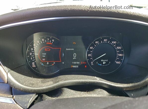5LMCJ3D9XHUL04549 2017 LINCOLN MKC Серый Вид щитка приборов