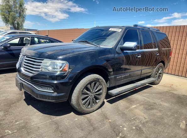 5LMJJ2HT3GEL09429 2016 LINCOLN NAVIGATOR Черный Передняя левая четверть