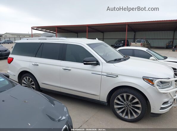 5LMJJ2HT7JEL12907 2018 LINCOLN NAVIGATOR White ხელსაწყოთა პანელის ხედი