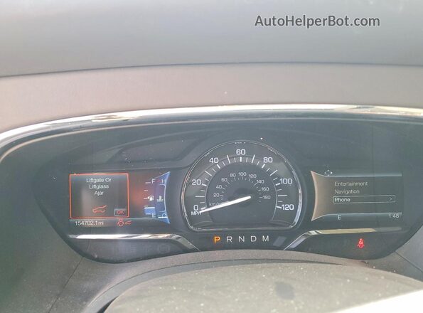 5LMJJ2KT2GEL02481 2016 LINCOLN NAVIGATOR White Widok zestawu wskaźników
