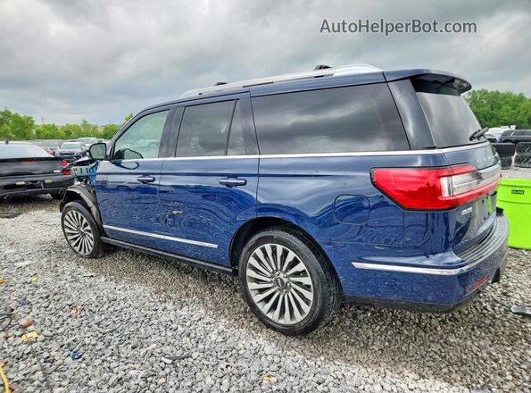 5LMJJ2LT1LEL11827 2020 LINCOLN NAVIGATOR Синий Задняя левая четверть