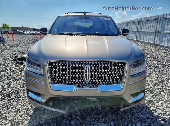 5LMJJ2LT6LEL02864 2020 LINCOLN NAVIGATOR Желто-коричневый Вид спереди