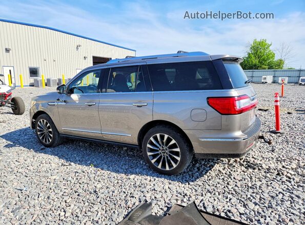 5LMJJ2LT6LEL02864 2020 LINCOLN NAVIGATOR Желто-коричневый Задняя левая четверть