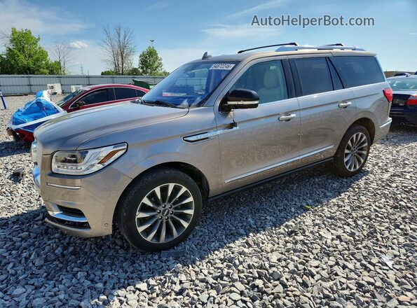 5LMJJ2LT6LEL02864 2020 LINCOLN NAVIGATOR Желто-коричневый Передняя левая четверть