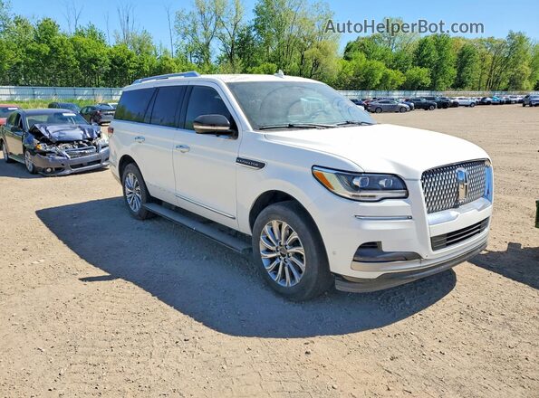 5LMJJ2NG2PEL12930 2023 LINCOLN NAVIGATOR Белый Передняя правая четверть
