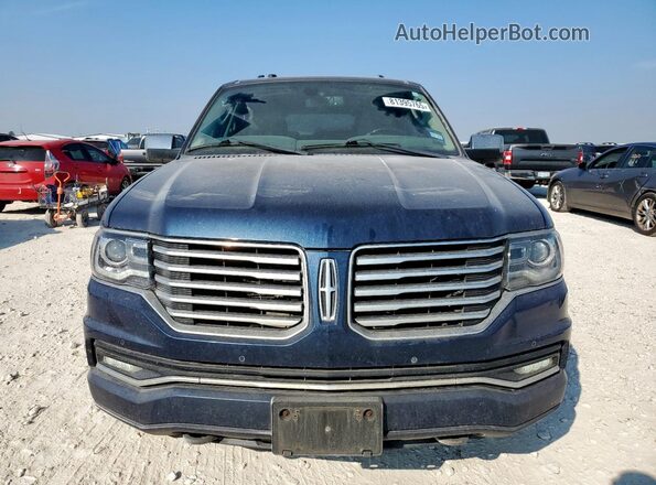 5LMJJ3HT5HEL09018 2017 LINCOLN NAVIGATOR Blue Front view