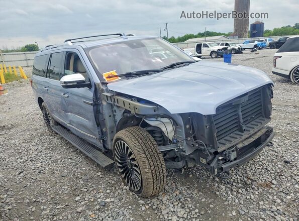 5LMJJ3TT1KEL23531 2019 LINCOLN NAVIGATOR Синий Передняя правая четверть
