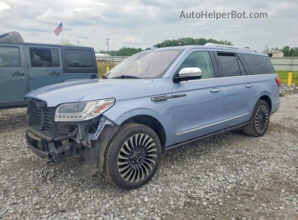 5LMJJ3TT1KEL23531 2019 LINCOLN NAVIGATOR Синий Передняя левая четверть